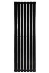 Вертикальный дизайнерский радиатор отопления ARTTIDESIGN Livorno II 7/1800/476 черный матовый Фото - 4